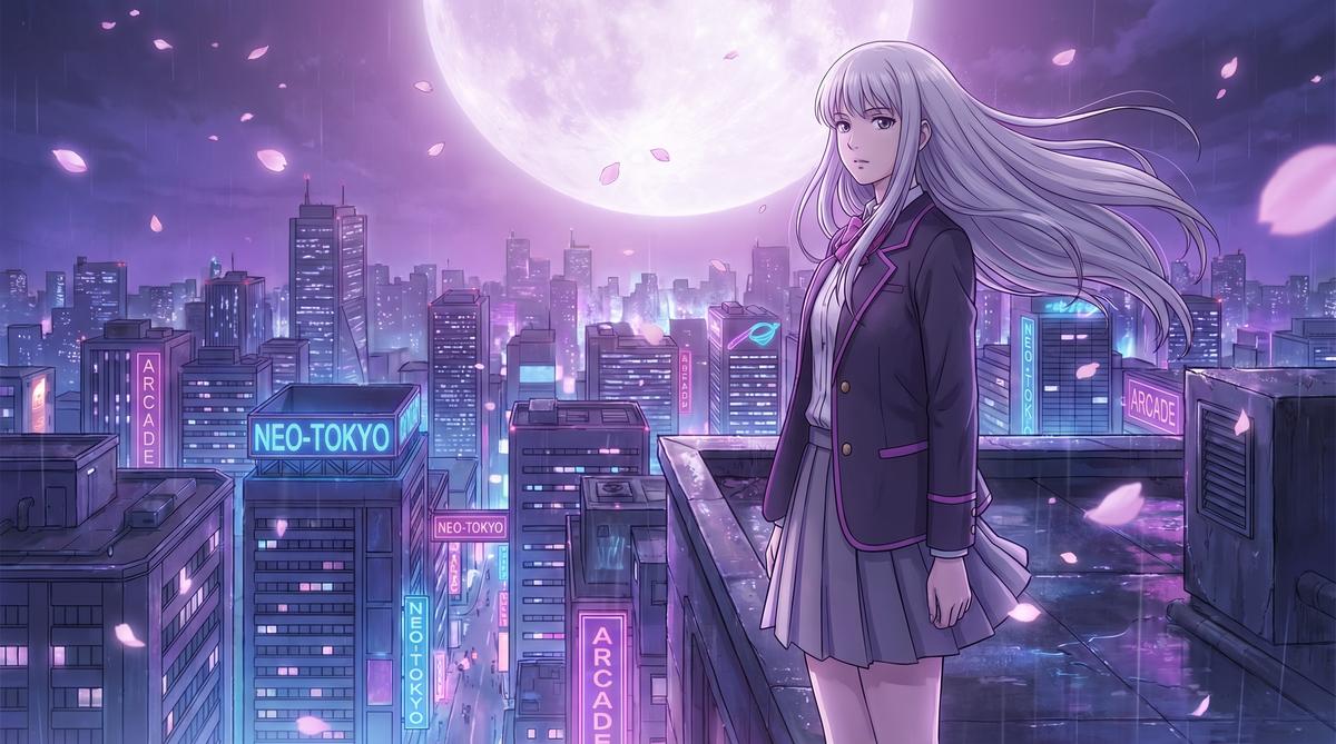 抖音风星空少女物语动漫